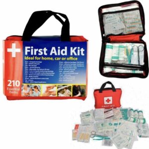 210 PIECE EMERGENCY FIRST AID SURVIVAL KIT (WITH CASE)